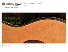 Tablet Screenshot of loweguitars.co.uk